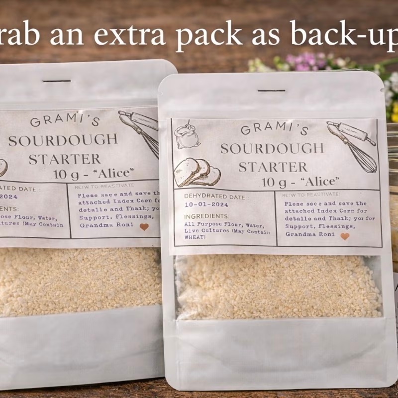 Alice Dehydrated Starter, 2 for $18